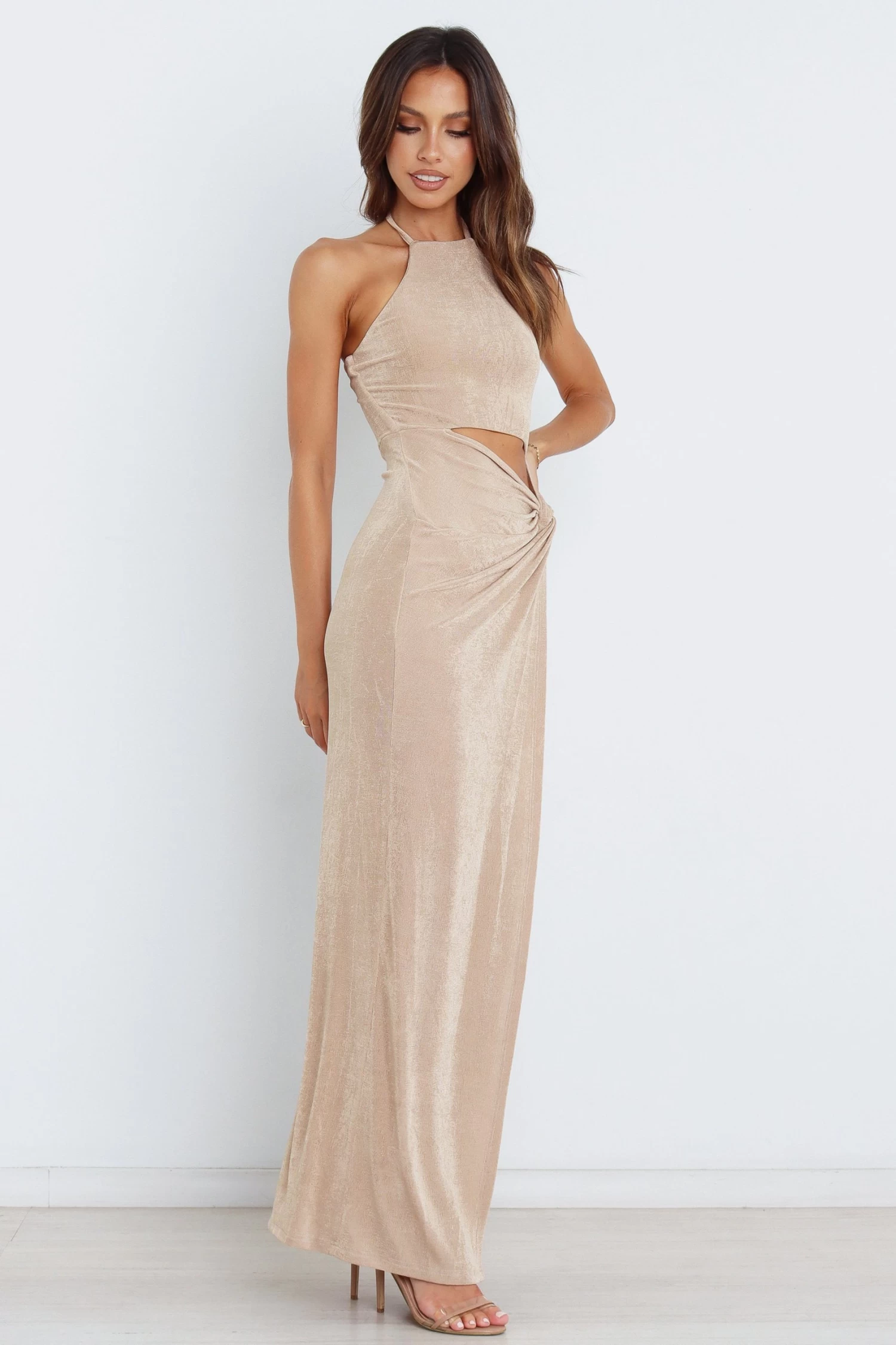Scarlette Dress - Gold - Image 6