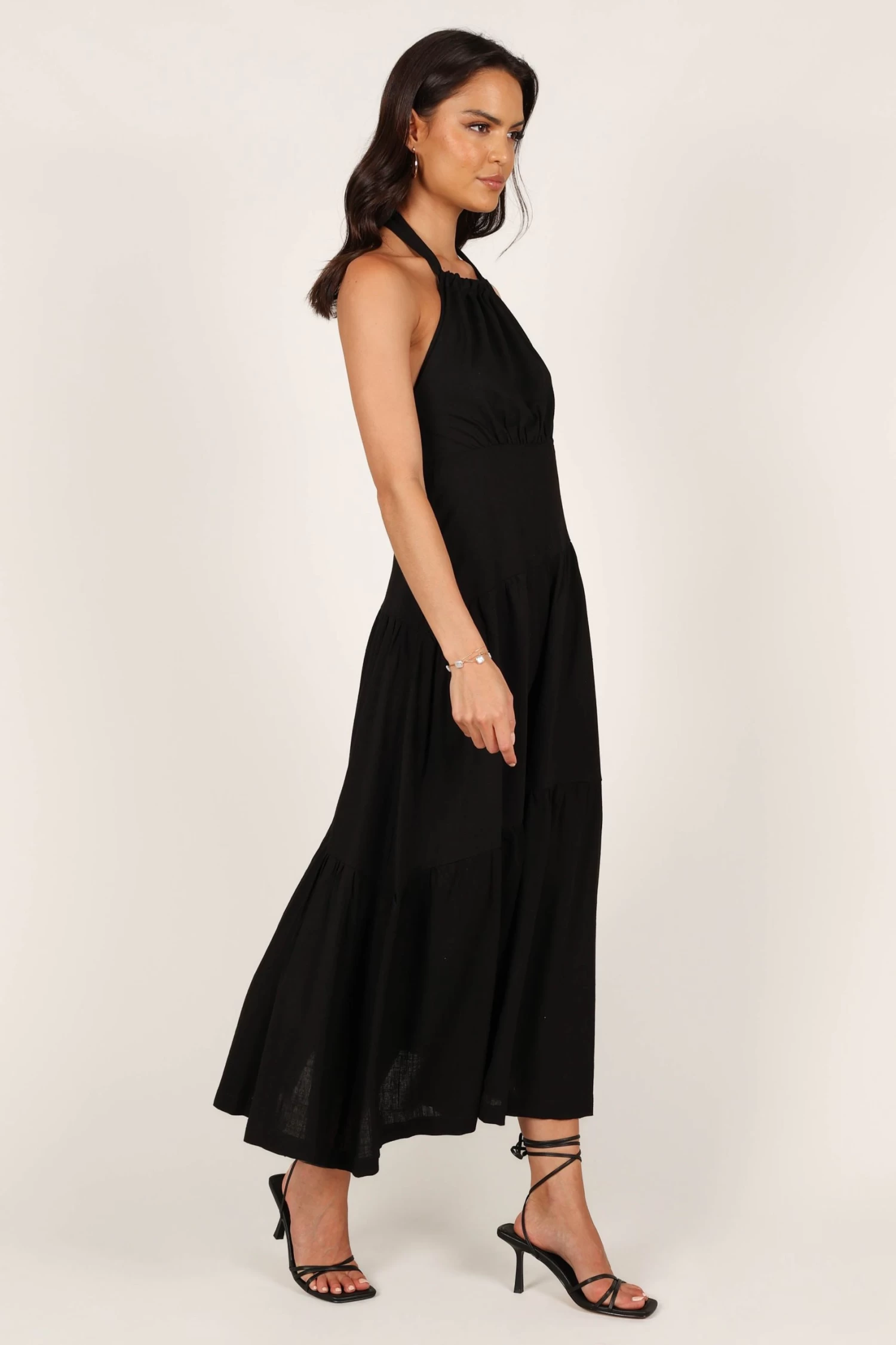 Stefani Midi Dress - Black - Image 6