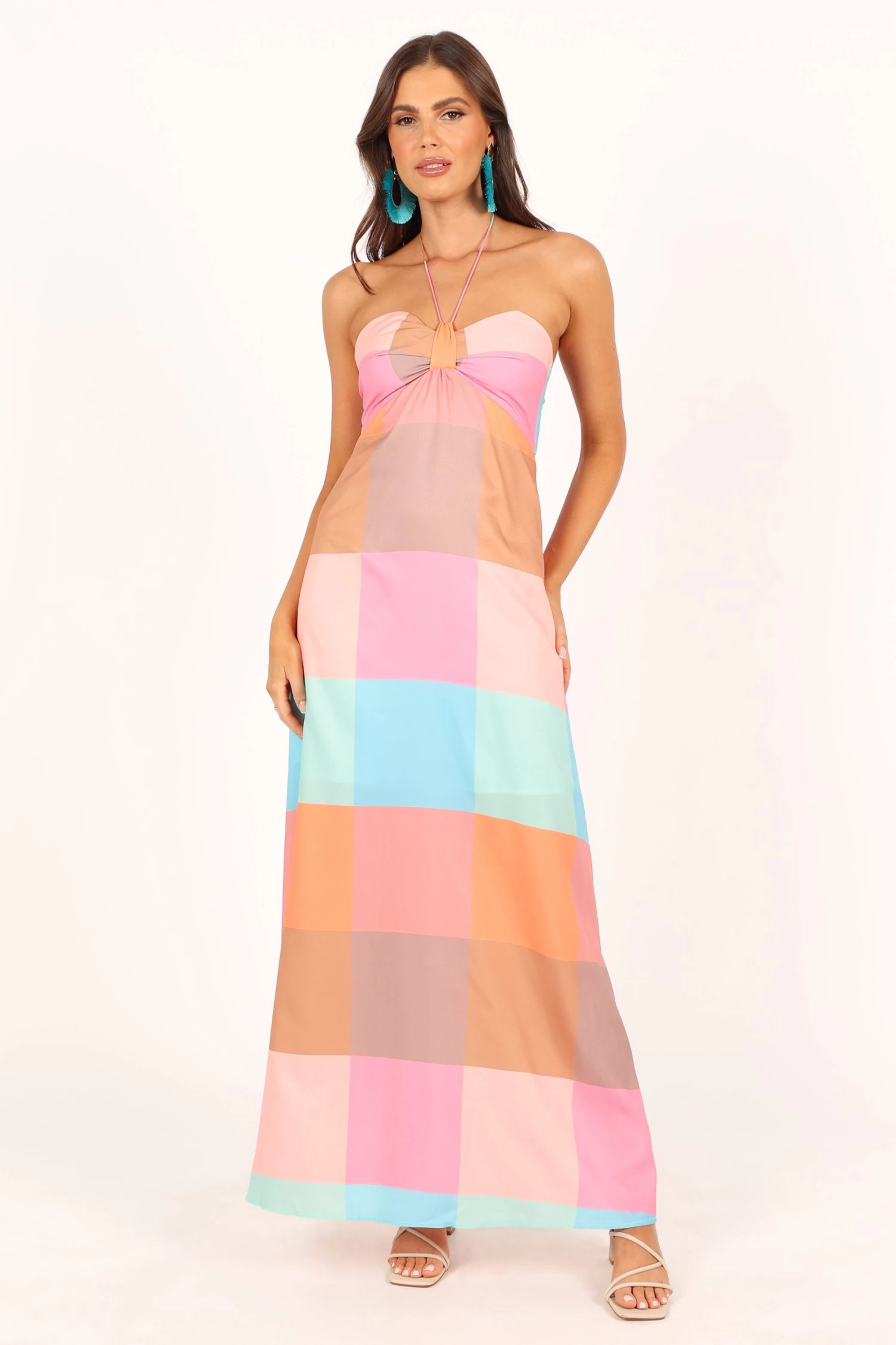 Sundae Halterneck Maxi Dress - Multicoloured - Image 3