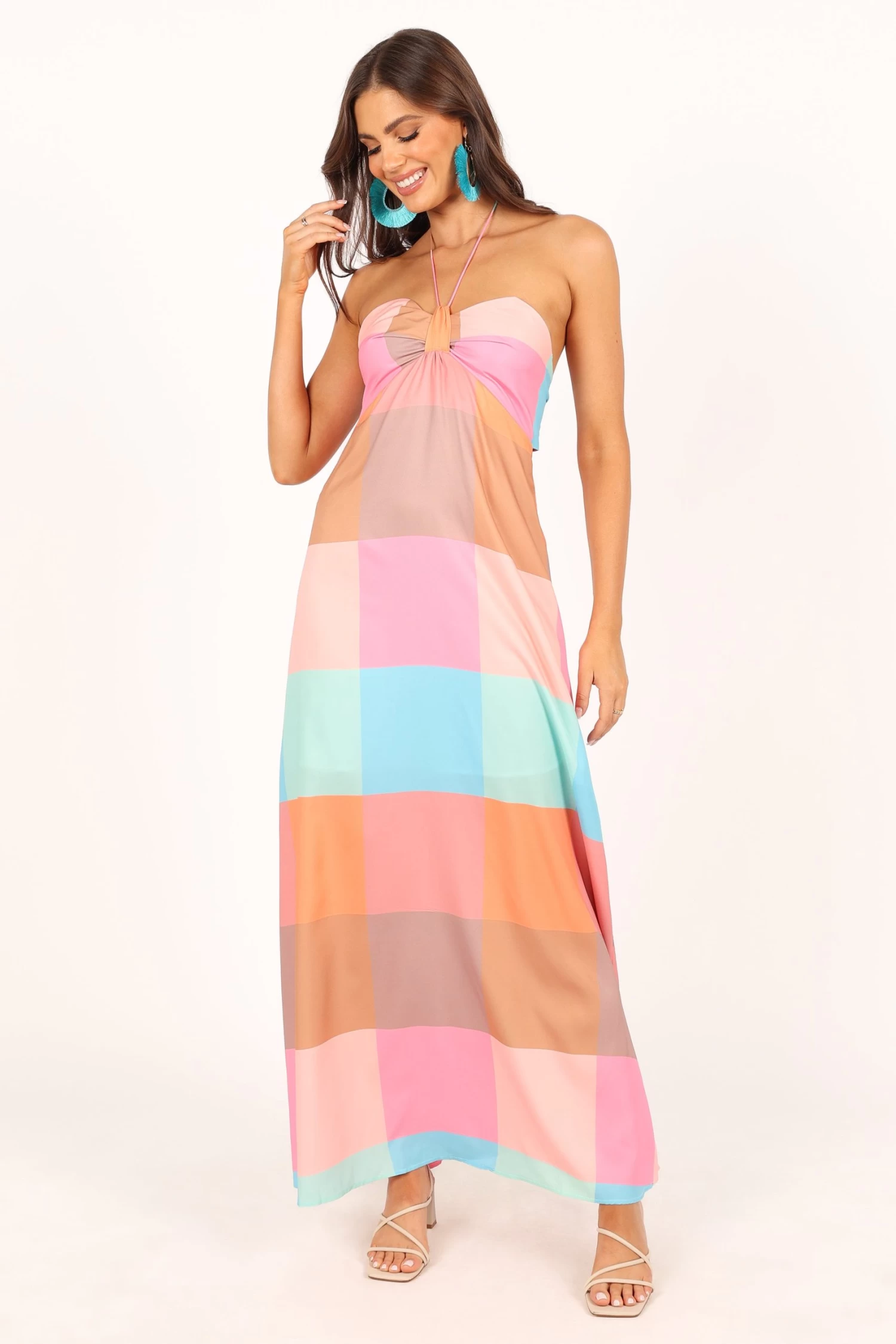 Sundae Halterneck Maxi Dress - Multicoloured - Image 5