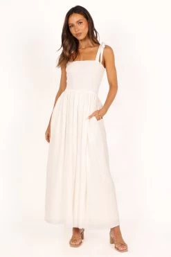 Miles Wide Leg Jumpsuit - White