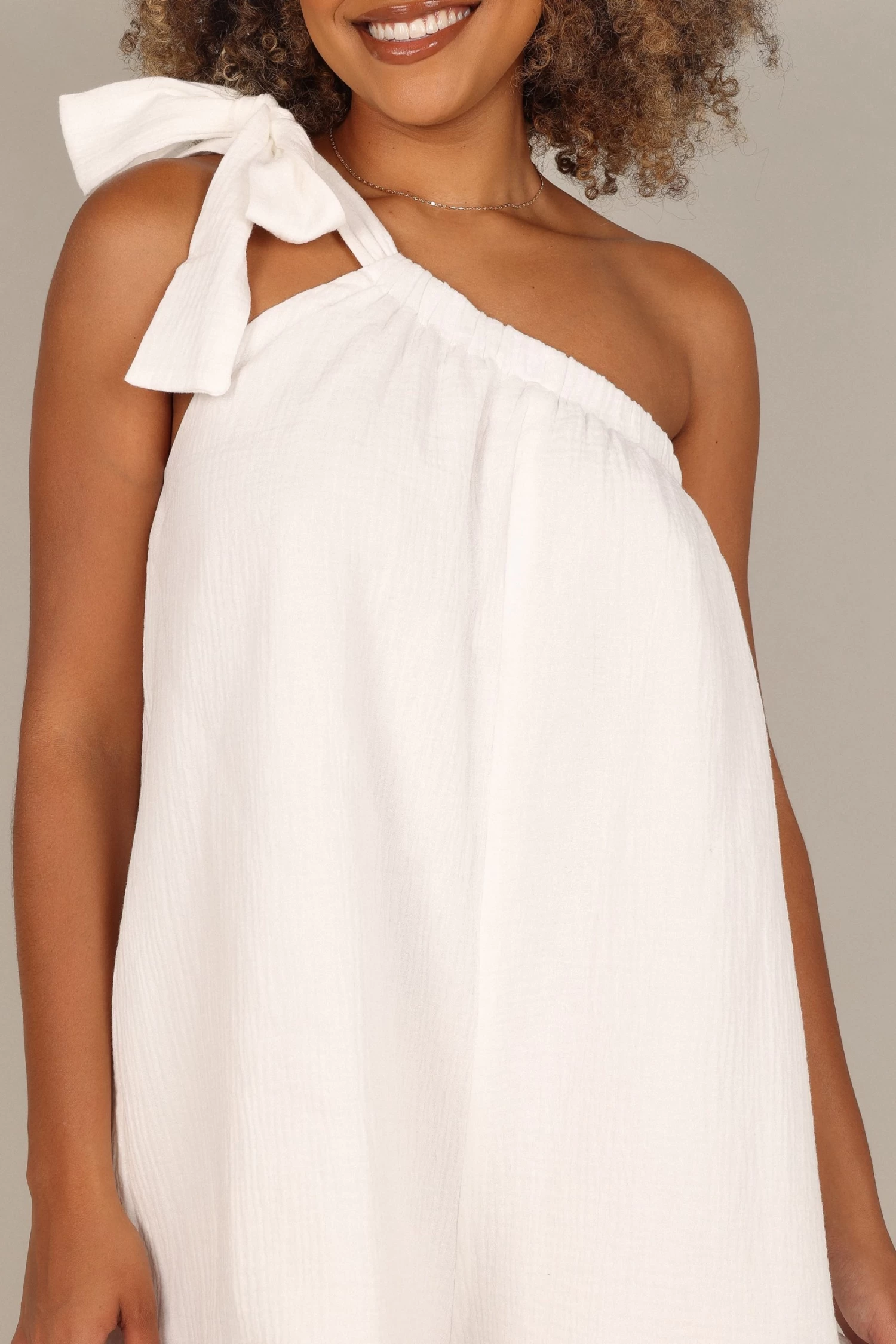 Miffy One Shoulder Romper - White - Image 5