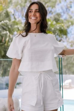 Chelsey Linen Set - White