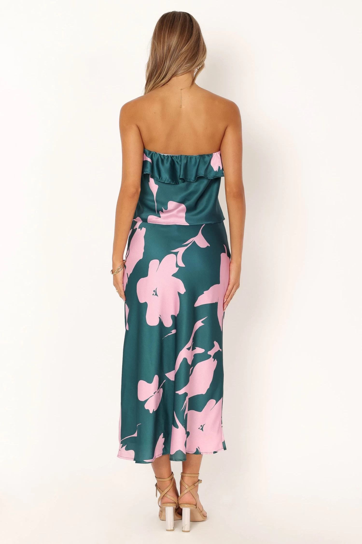 Portia Two Piece Set - Teal Floral - Image 3