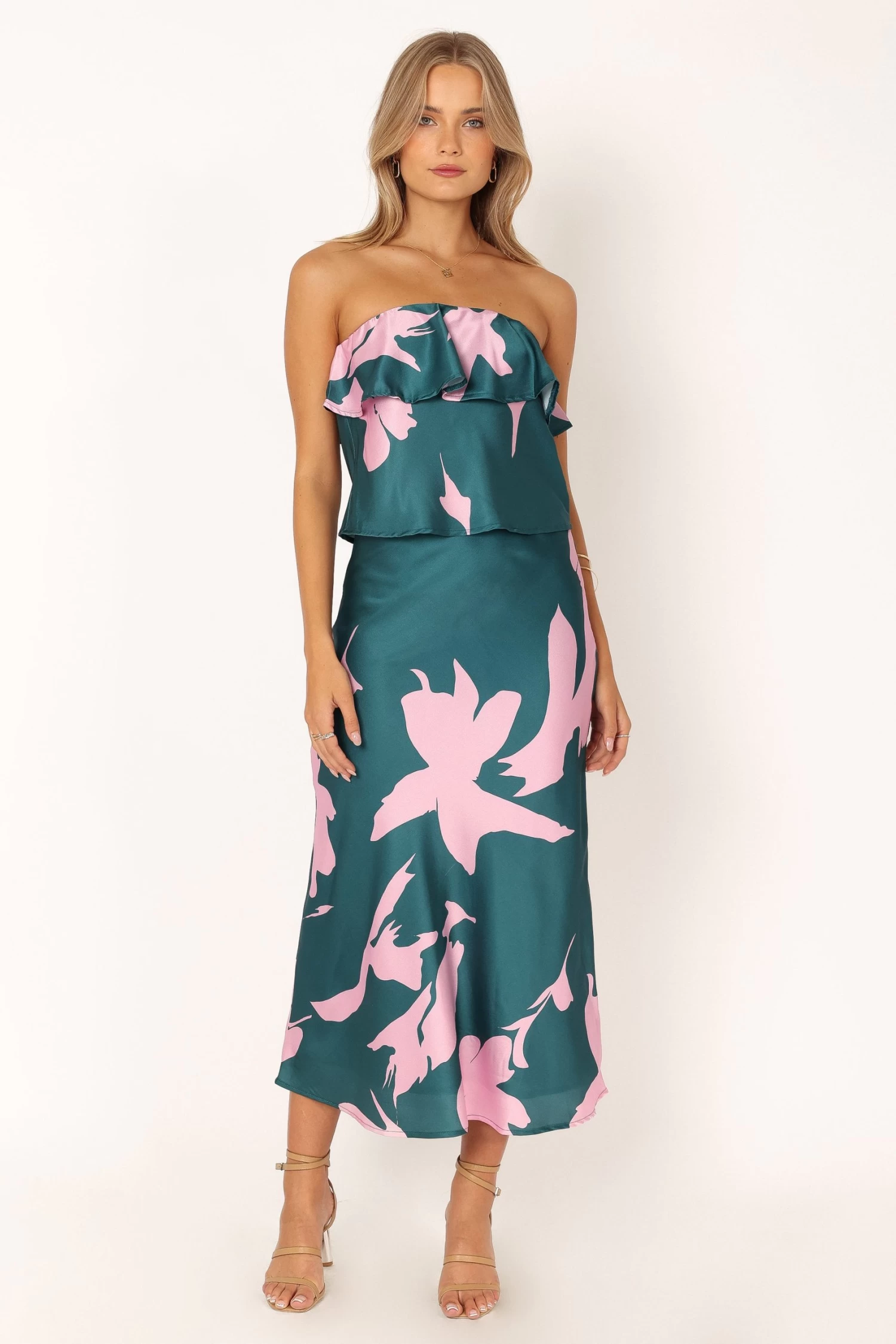 Portia Two Piece Set - Teal Floral - Image 7